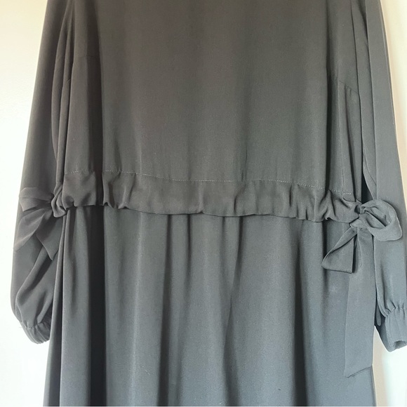 ASOS Black Dress w/ Adjustable Waist Size 14 Pre Loved. - Picture 2 of 4